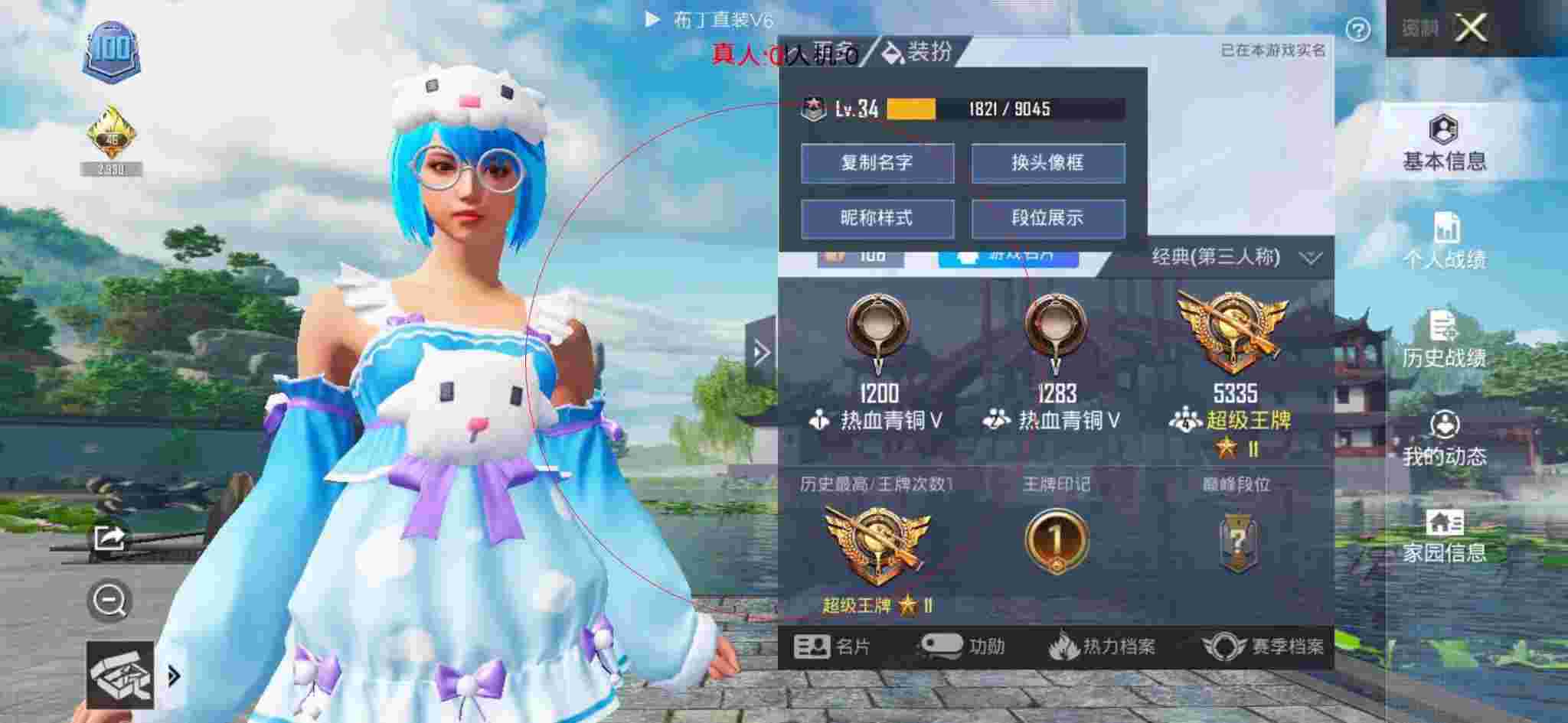 和平精英布丁直装透视 - 和平辅助卡片素材文字图片辅助预览图